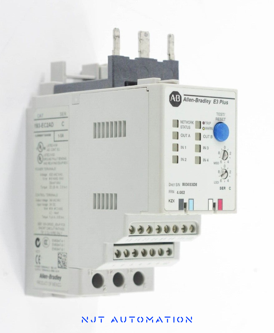 Allen Bradley 193-EC2DB - Replacement part and repair service Allen Bradley 193-EC2DB Overload Relays – front view